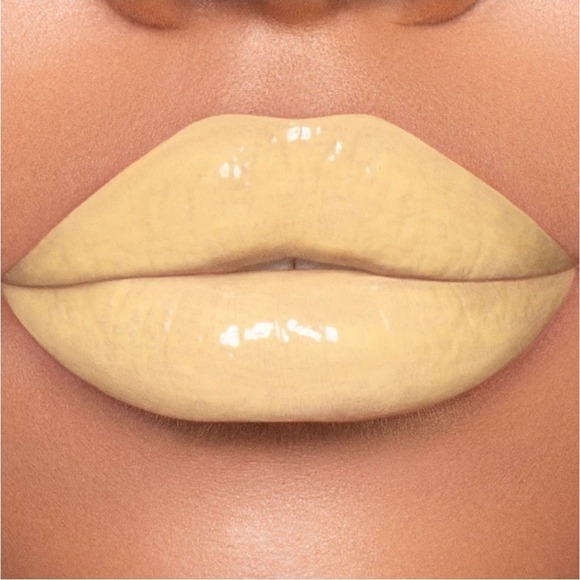 NEW JEFFREE STAR Makeup Supreme Lip Gloss URETHRA Full Coverage Pastel Yellow - Picture 4 of 8